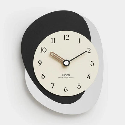Moderne Abstrakt Lydløst Vægur - Analogt - Vægkunst - Boligindretning Wall Clock Danmarkmode.dk