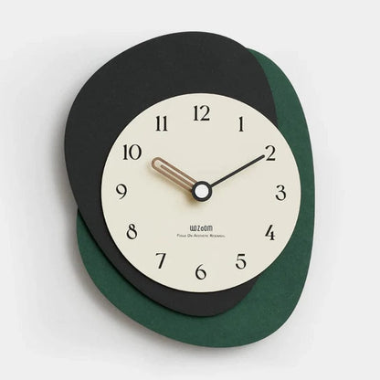 Moderne Abstrakt Lydløst Vægur - Analogt - Vægkunst - Boligindretning Wall Clock Danmarkmode.dk