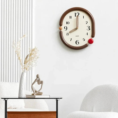 Moderne Analogt Vægur - Lydløst Vægur - Vægkunst - Scandinavian Design Wall Clock Danmarkmode.dk