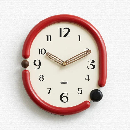 Moderne Analogt Vægur - Lydløst Vægur - Vægkunst - Scandinavian Design Wall Clock Danmarkmode.dk