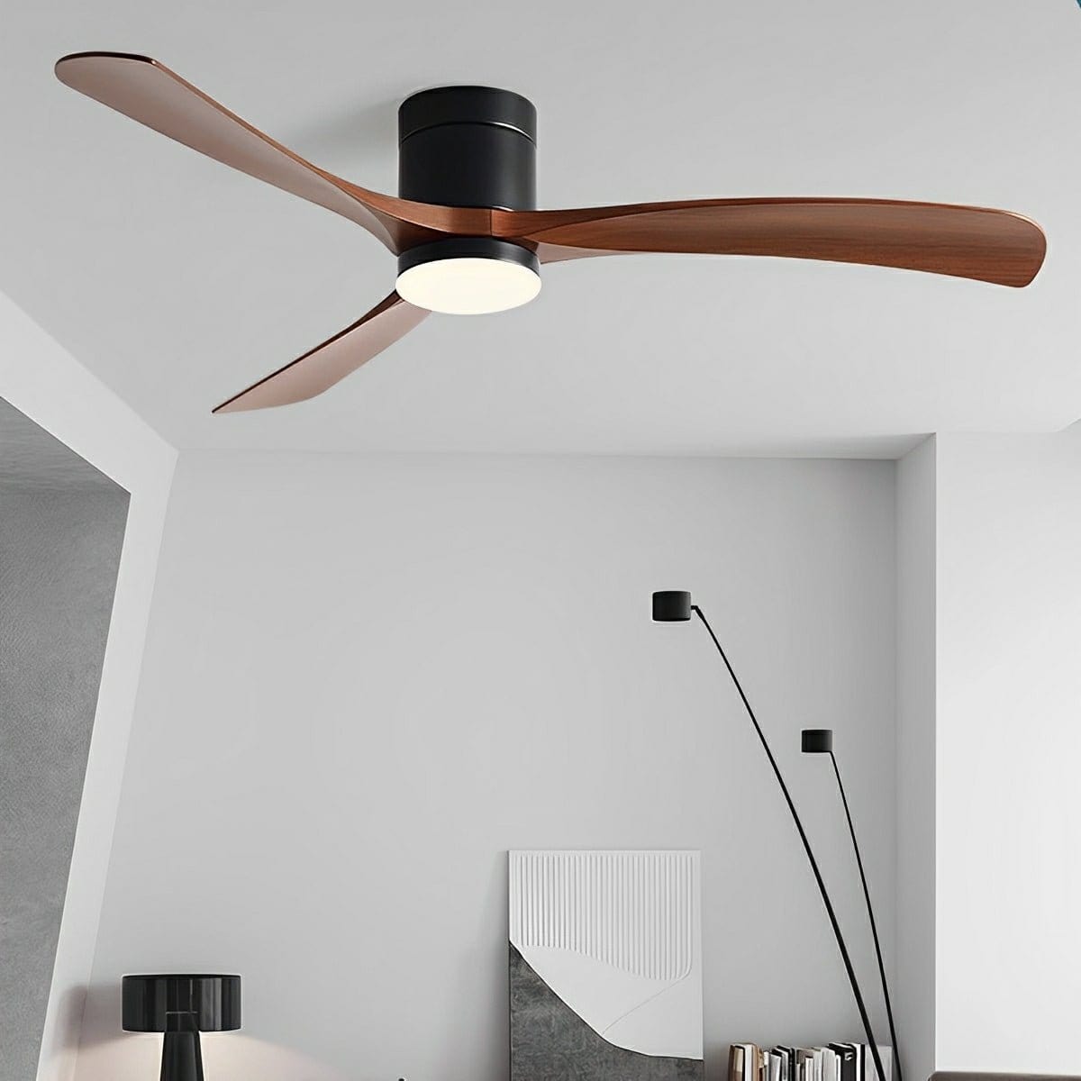 Moderne loftventilator med LED-lys – 6 hastigheder – Omvendt funktion – 96/116/142 cm Ceiling Fans Danmarkmode