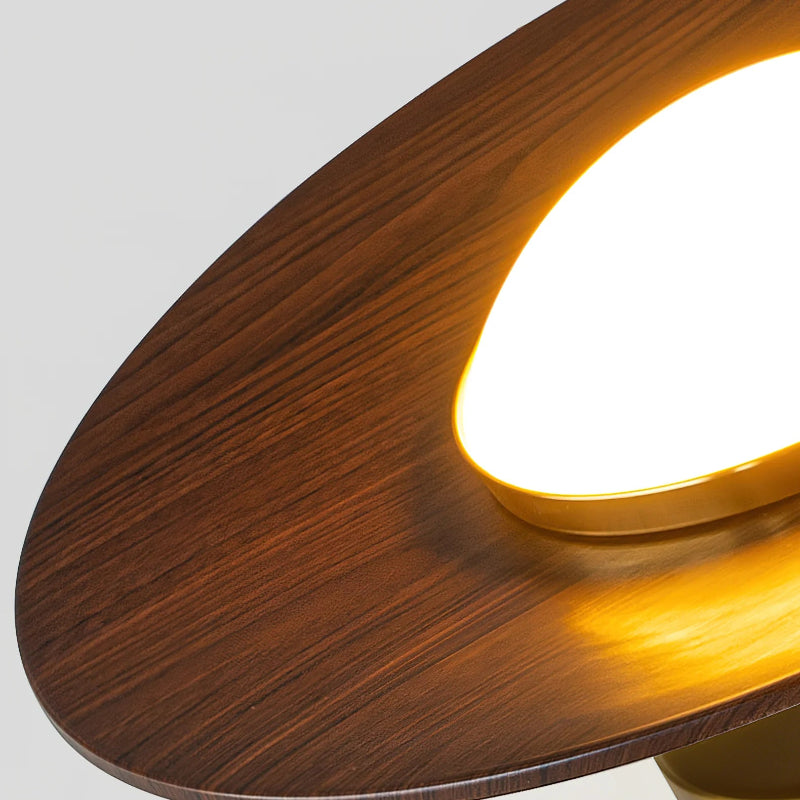 Moderne Messing og Træ Flush Mount Loftslampe - Acrylic - Metal - Art Deco Ceiling Light Fixtures Danmarkmode.dk