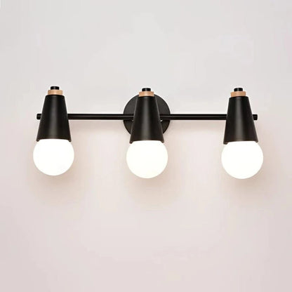 Moderne Minimalistisk Væglampe - LED Pære - Jern - Matte - Træ Wall Light Fixtures Danmarkmode.dk
