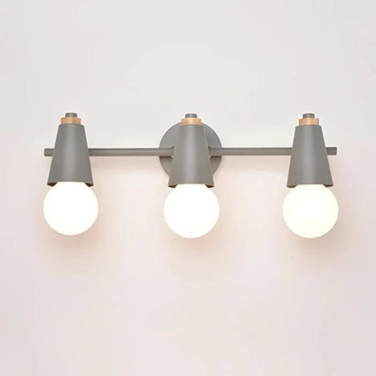 Moderne Minimalistisk Væglampe - LED Pære - Jern - Matte - Træ Wall Light Fixtures Danmarkmode.dk
