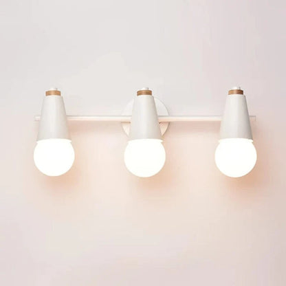 Moderne Minimalistisk Væglampe - LED Pære - Jern - Matte - Træ Wall Light Fixtures Danmarkmode.dk
