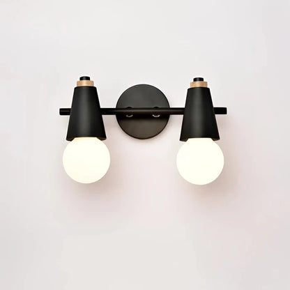 Moderne Minimalistisk Væglampe - LED Pære - Jern - Matte - Træ Wall Light Fixtures Danmarkmode.dk