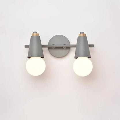 Moderne Minimalistisk Væglampe - LED Pære - Jern - Matte - Træ Wall Light Fixtures Danmarkmode.dk