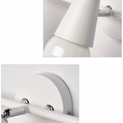 Moderne Minimalistisk Væglampe - LED Pære - Jern - Matte - Træ Wall Light Fixtures Danmarkmode.dk
