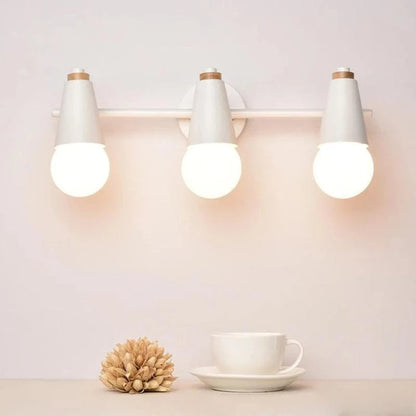 Moderne Minimalistisk Væglampe - LED Pære - Jern - Matte - Træ Wall Light Fixtures Danmarkmode.dk