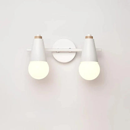 Moderne Minimalistisk Væglampe - LED Pære - Jern - Matte - Træ Wall Light Fixtures Danmarkmode.dk