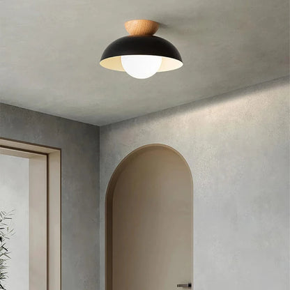 Moderne Opalineglasskærm Loftslampe - Metal - LED Pære - 30cm Ceiling Light Fixtures Danmarkmode.dk