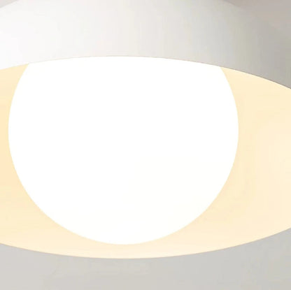 Moderne Opalineglasskærm Loftslampe - Metal - LED Pære - 30cm Ceiling Light Fixtures Danmarkmode.dk