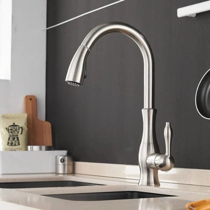 Moderne Udtræk Køkkenarmatur - Vandhane - Køkkenvask - Rustfri Kitchen Sink Faucets Danmarkmode.dk