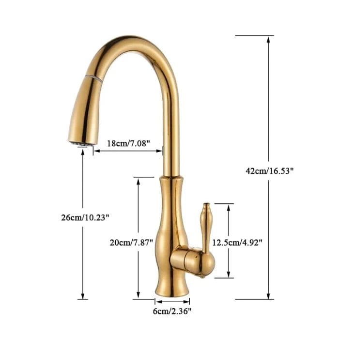 Moderne Udtræk Køkkenarmatur - Vandhane - Køkkenvask - Rustfri Kitchen Sink Faucets Danmarkmode.dk