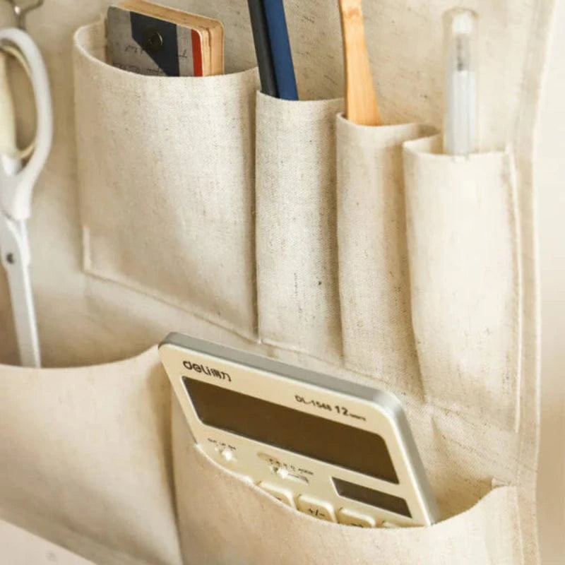 Multilomme Væghængt Opbevaring Organizer - Stof - Letvægt - Vandtæt Wall Hanging Organizer Danmarkmode.dk