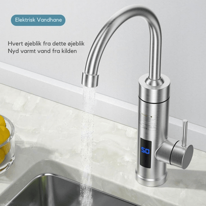 Øjeblikkelig Varmt Vand Vandhane - Varmelegeme - Køkkenarmatur - Elektrisk Kitchen Sink Faucets Danmarkmode.dk