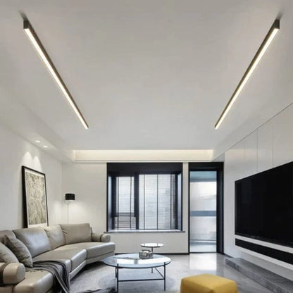 Rektangulær Moderne LED Loftlampe - Lysbånd - Aluminium Ceiling Light Fixtures Danmarkmode.dk