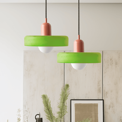 Retro Hængende Loftlampe - LED Lys - Vintage - Glas - Pendellampe Lamps Danmarkmode