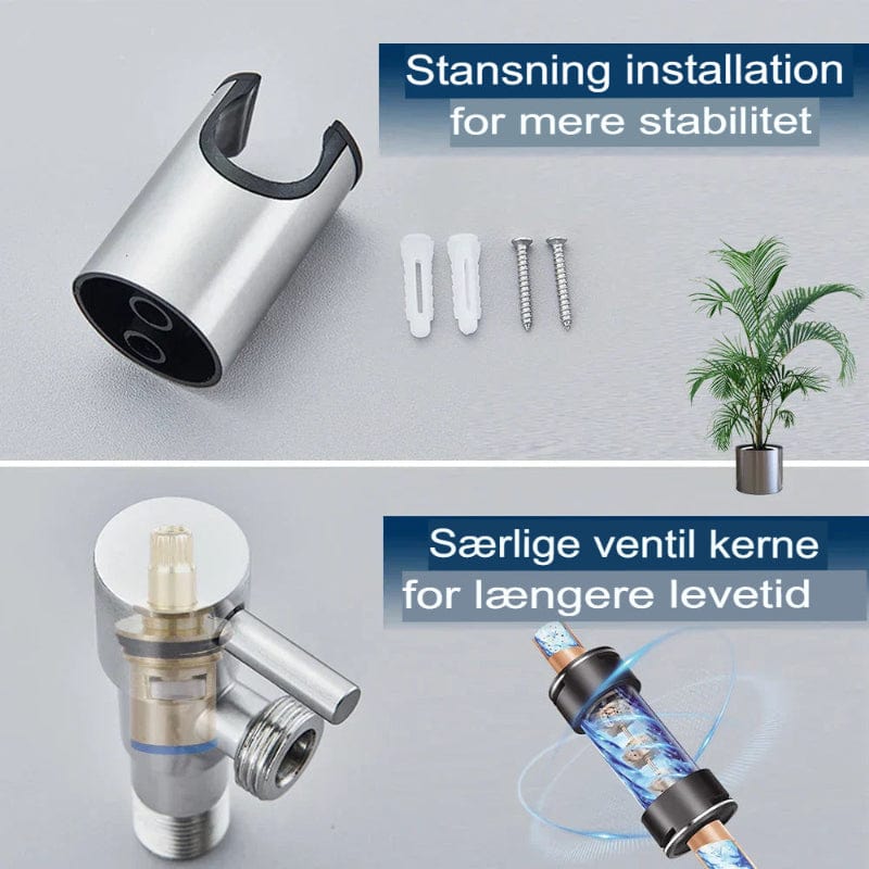 Rustfrit Stål Enkelt Bidet Bruser - Vandhane - Håndbruser - økonomisk Bidet Sprayers Danmarkmode.dk