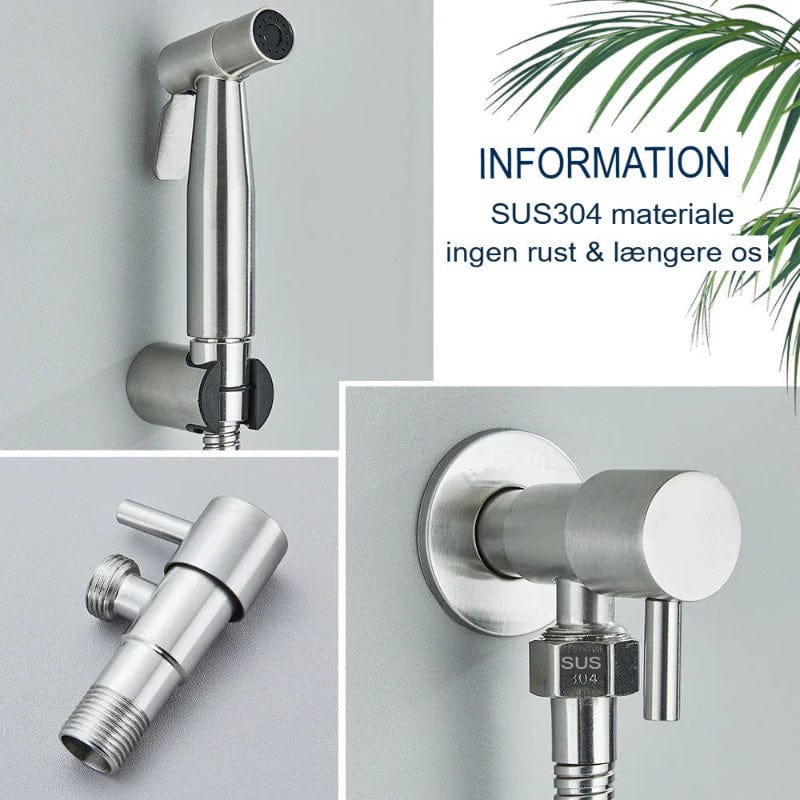 Rustfrit Stål Enkelt Bidet Bruser - Vandhane - Håndbruser - økonomisk Bidet Sprayers Danmarkmode.dk
