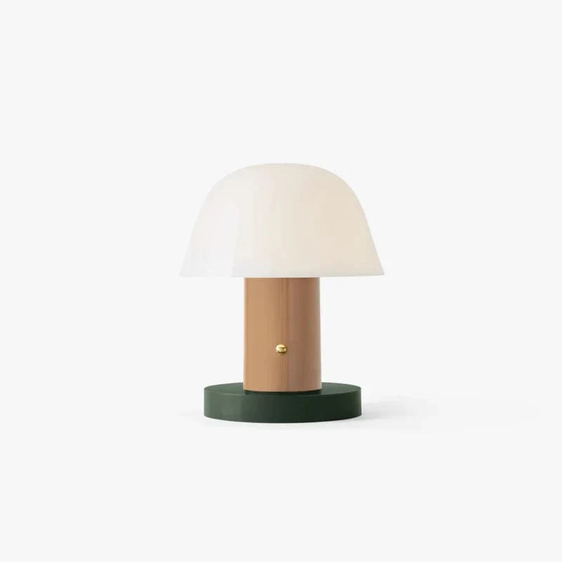 Setago JH27 Mushroom Bordlampe - Polycarbonat - Bærbar - USB-Opladning Table Lamp Danmarkmode.dk