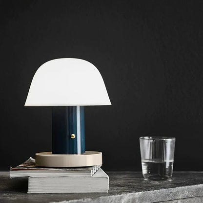 Setago JH27 Mushroom Bordlampe - Polycarbonat - Bærbar - USB-Opladning Table Lamp Danmarkmode.dk