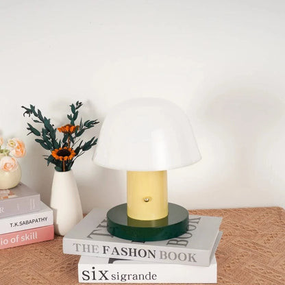 Setago JH27 Mushroom Bordlampe - Polycarbonat - Bærbar - USB-Opladning Table Lamp Danmarkmode.dk
