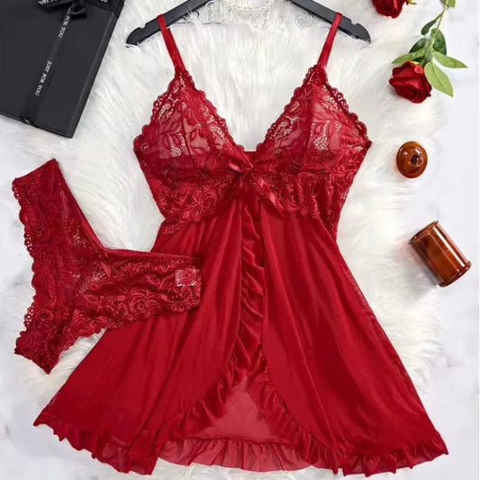 Sexet åben Undertøj til Kvinder - Forførende - Mesh - Nattøj - Præget Lingerie Danmarkmode.dk