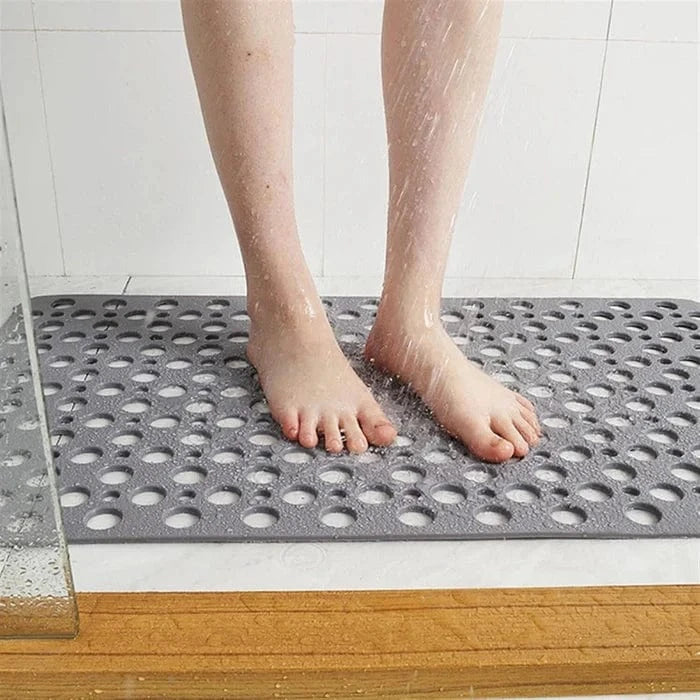 Skridsikker Brusemåtte med Huller - Sugekopper - Hygiejnisk - Bademåtte Bath Mats Danmarkmode.dk