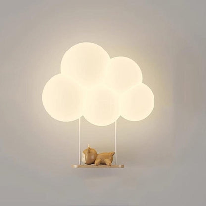 Skyformet LED Væglampe - Lampe til Børneværelse - Akryl - Sengelampe Wall Light Fixtures Danmarkmode.dk