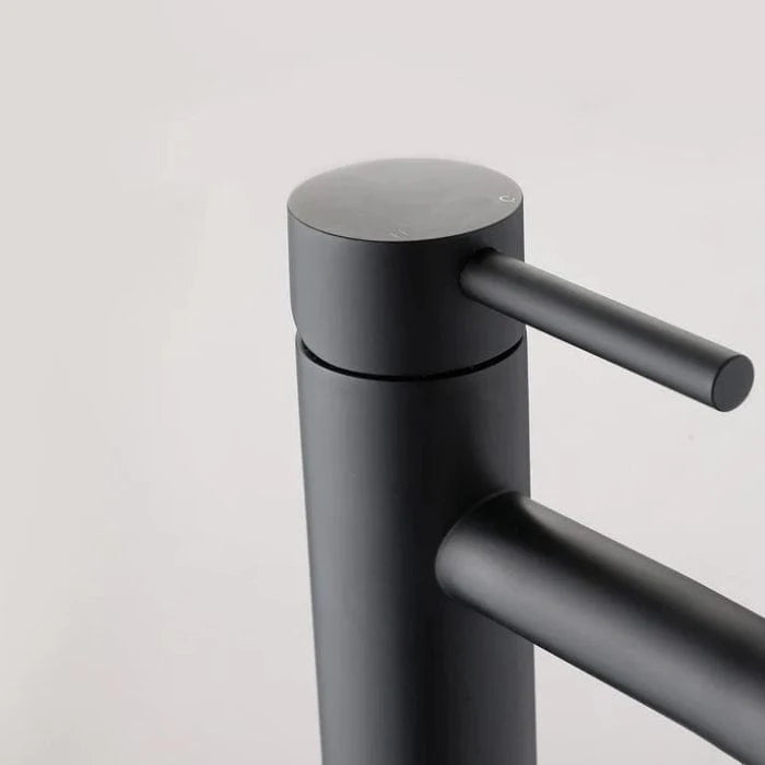 Sort Vandhane Håndvask Badeværelse - Rustfrit Stål - Vandfald - Badeværelsestilbehør Bathroom Sink Faucets Danmarkmode.dk