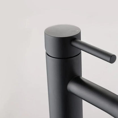 Sort Vandhane Håndvask Badeværelse - Rustfrit Stål - Vandfald - Badeværelsestilbehør Bathroom Sink Faucets Danmarkmode.dk