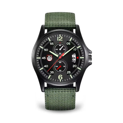 Sport Militær Quartz Ur - Analog - Vandtæt - Nylonrem Watches Danmarkmode.dk