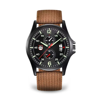 Sport Militær Quartz Ur - Analog - Vandtæt - Nylonrem Watches Danmarkmode.dk