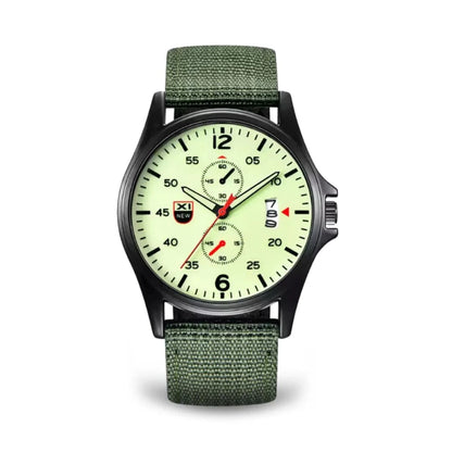 Sport Militær Quartz Ur - Analog - Vandtæt - Nylonrem Watches Danmarkmode.dk