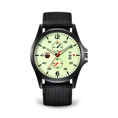 Sport Militær Quartz Ur - Analog - Vandtæt - Nylonrem Watches Danmarkmode.dk