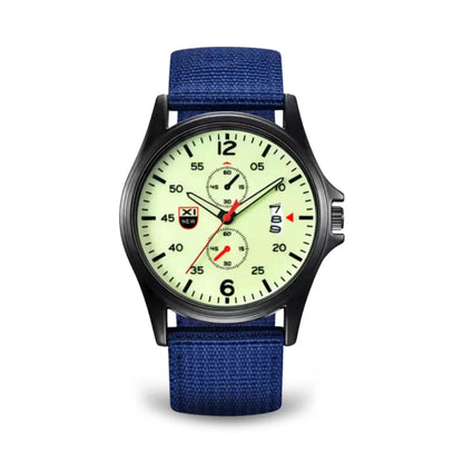 Sport Militær Quartz Ur - Analog - Vandtæt - Nylonrem Watches Danmarkmode.dk