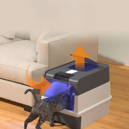 SteriPaw Haven – Selvrensende kattebakke – Automatisk sterilisering – Lugtkontrol Cat Litter Boxes Danmarkmode