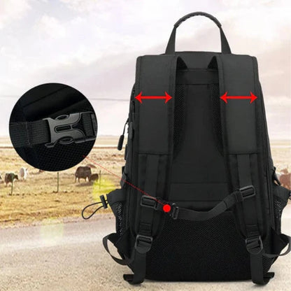 Stor Kapacitet Kan udvides Rejserygsæk - Vandtæt - USB Port - Sportstaske Backpacks Danmarkmode.dk