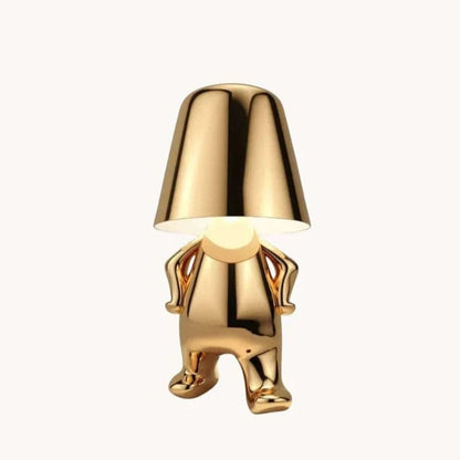 Tænker Lampe Trådløs LED Bordlampe - Metallisk - Moderne - USB Belysning Danmarkmode.dk