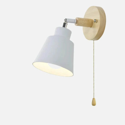Træ Base Drejelig Væglampe mit Trækledning - Moderne - Indendørs Lys - 40W Wall Light Fixtures Danmarkmode.dk