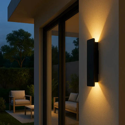 Udendørs Aluminium Væglampe - Vandtæt - LED - 18W Wall Light Fixtures Danmarkmode.dk