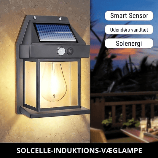 Udendørs Bevægelsessensor Væglampe - Havelamper - Vandtæt - Solcellelampe Wall Light Fixtures Danmarkmode.dk