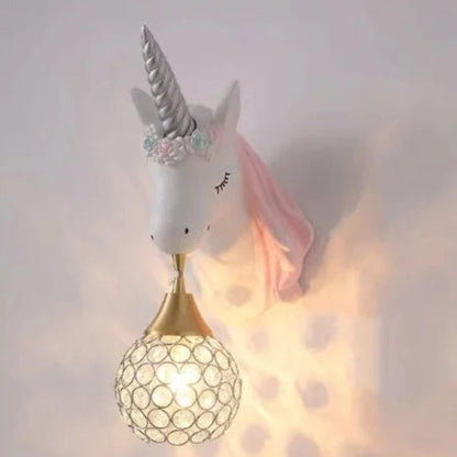 Unicorn Væglampe til børn - Værelsesindretning - Moderne - LED Wall Light Fixtures Danmarkmode.dk