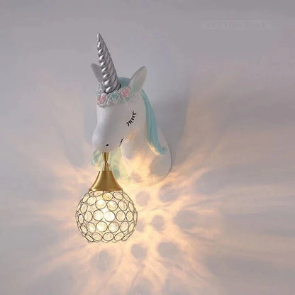 Unicorn Væglampe til børn - Værelsesindretning - Moderne - LED Wall Light Fixtures Danmarkmode.dk