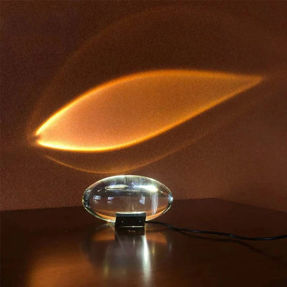 USB Strøm Krystaløje Bordlampe - Glas - E27 LED - 5W Table Lamps Danmarkmode.dk