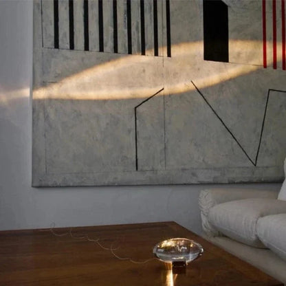 USB Strøm Krystaløje Bordlampe - Glas - E27 LED - 5W Table Lamps Danmarkmode.dk