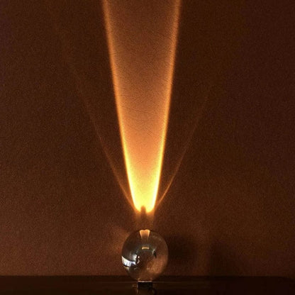 USB Strøm Krystaløje Bordlampe - Glas - E27 LED - 5W Table Lamps Danmarkmode.dk