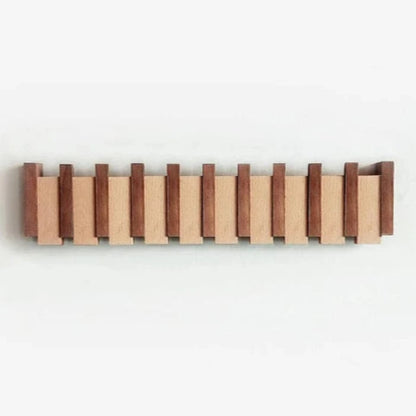 Væg Piano Knagerække I Træ - Retractable - Kompakt - Moderne Wall Hooks Danmarkmode.dk