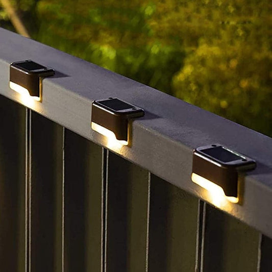 Vandtæt Udendørs LED Solcellelamper - Væglampe - Trapper - Havelamper Landscape Pathway Lighting Danmarkmode.dk